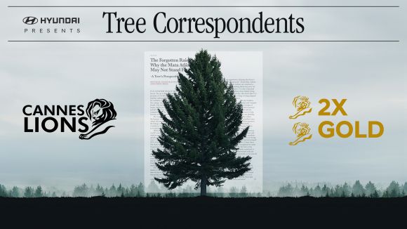 CSR 홍보 캠페인 ‘나무 특파원’의 대표 사진. 현대차그룹 제공