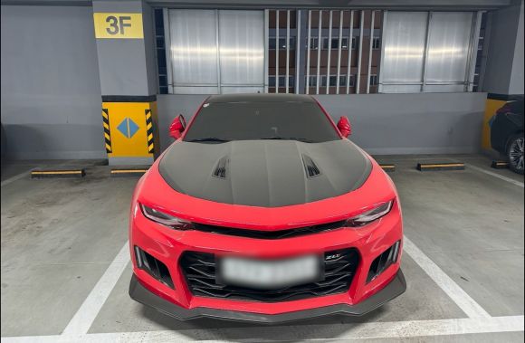 피의자의 고급차량. 경기남부경찰청 제공