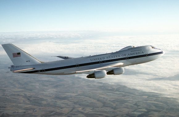 미국이 운용하는  ‘E-4B 나이트워치’(종말의 날 비행기) 자료사진