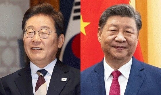 이재명(왼쪽) 대통령과 시진핑 중국 국가주석. 뉴스1