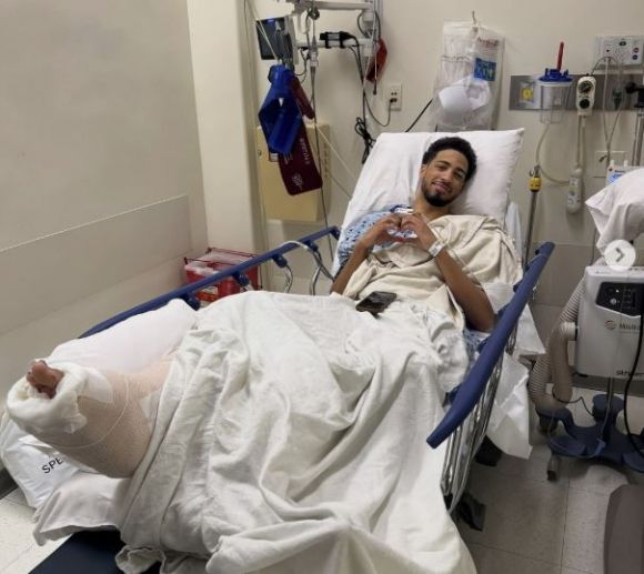 미국 프로농구(NBA) 인디애나 페이서스 구단은 24일(한국시간) 공식 홈페이지를 통해 아킬레스건이 파열된 타이리스 할리버튼의 수술 소식을 알렸다. 할리버튼 소셜미디어 캡처