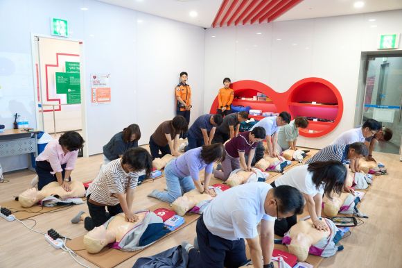 재난 안전 교육받는 천안시 공무원들. 시 제공