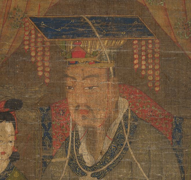 북두칠성이 그려진 염라왕도