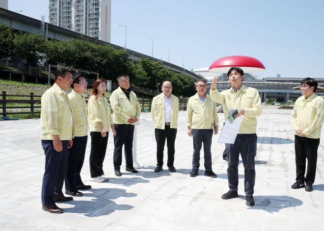 광명시의회는 이날 시설 운영 실태와 안전관리 상태를 점검했다. 광명시의회 제공