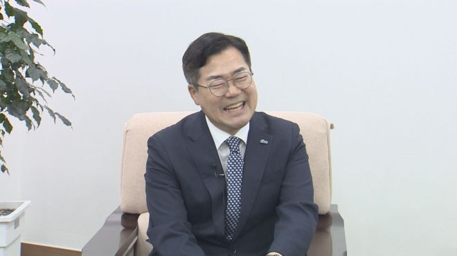 더불어민주당 차기 당대표에 도전하는 박찬대 후보가 지난 12일 광주 김대중컨벤션센터에서 서울신문과 인터뷰를 진행하고 있다. 박찬대 후보 측 제공.