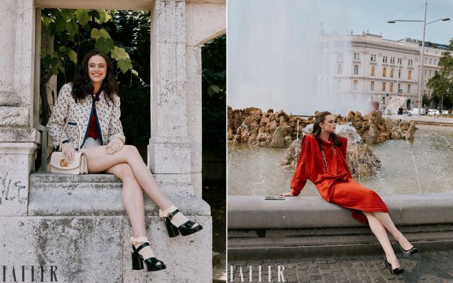 영국 유력잡지 태틀러와 인터뷰한 유제니아 공주. 출처=인스타그램