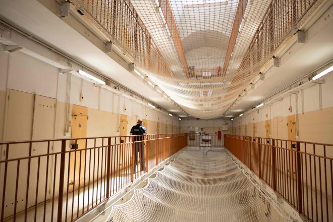 프랑스에 있는 한 교도소 내부. 기사와 직접적인 관련 없음. AFP 연합뉴스
