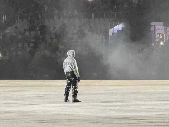 상하이 공연 중인 래퍼 카녜이 웨스트. 출처=엑스