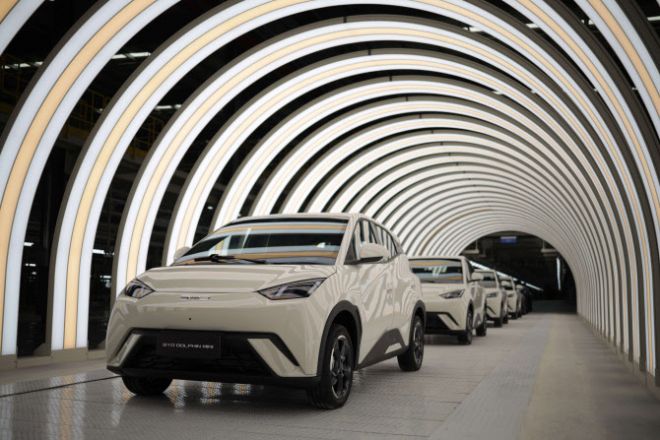 BYD가 브라질서 생산 판매개시한 돌핀 미니. BYD