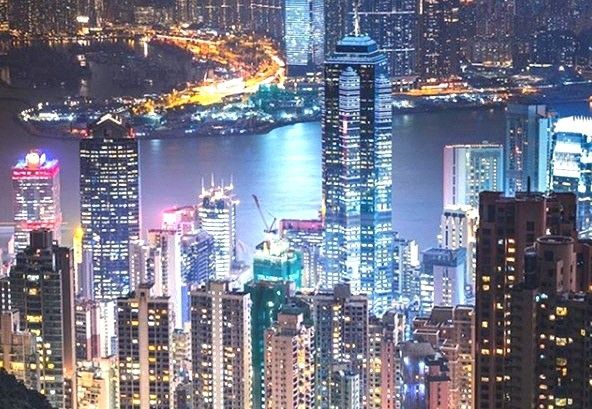 홍콩의 야경. 홍콩관광청 인스타그램