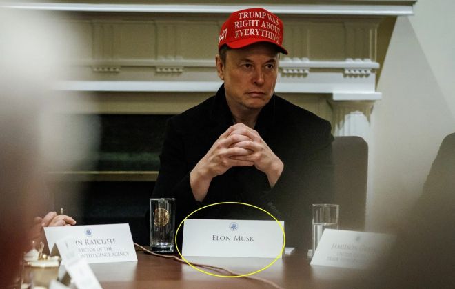 지난 3월 백악관 내각회의에 참석한 일론 머스크. EPA 연합뉴스