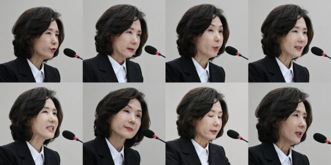 이진숙 부총리겸 교육부장관 후보자가 16일 국회 인사청문회에서 답변을 하고 있다.