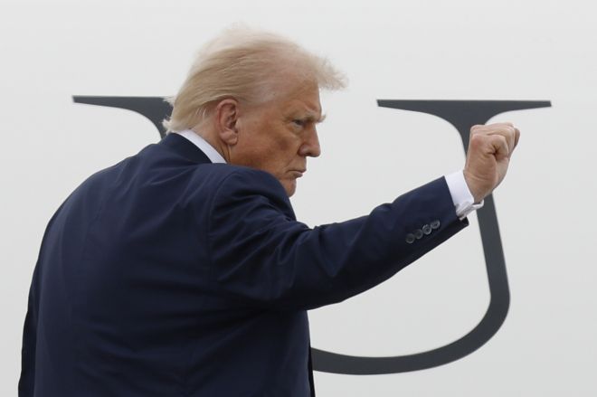 도널드 트럼프 미국 대통령. 2025.8.1 AP 뉴시스