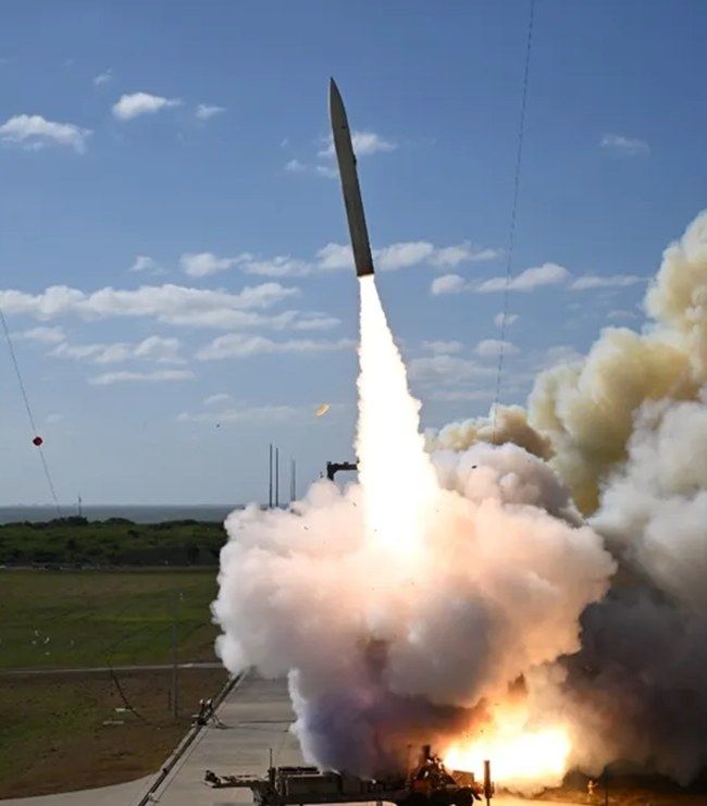 지난해 12월 미군이  플로리다에서 극초음속 미사일을 시험 발사하고 있다. DOD 제공