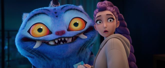 넷플릭스 애니메이션 영화 ‘케이팝 데몬 헌터스’ 속 한 장면. 넷플릭스 제공