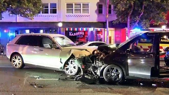 중국계 여성 양란란(23)은 7월 26일(현지시간) 새벽 호주 시드니에서 음주 상태로 최고급 롤스로이스 차량을 몰다 차선을 넘어 마주 오던 메르세데스-벤츠 차량과 정면충돌했다. 이 사고로 벤츠 차량 운전자가 크게 다쳤다. 2025.8.15 호주 뉴스9 화면