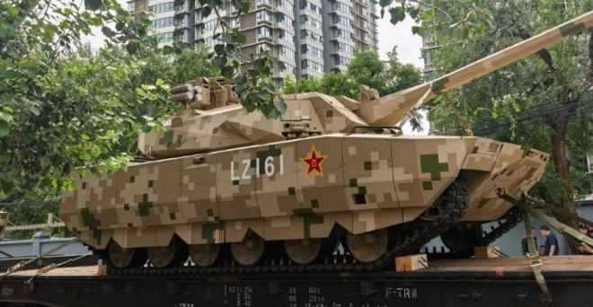 중국의 차세대 전차 ‘ZTZ-201’. 소셜미디어 캡처