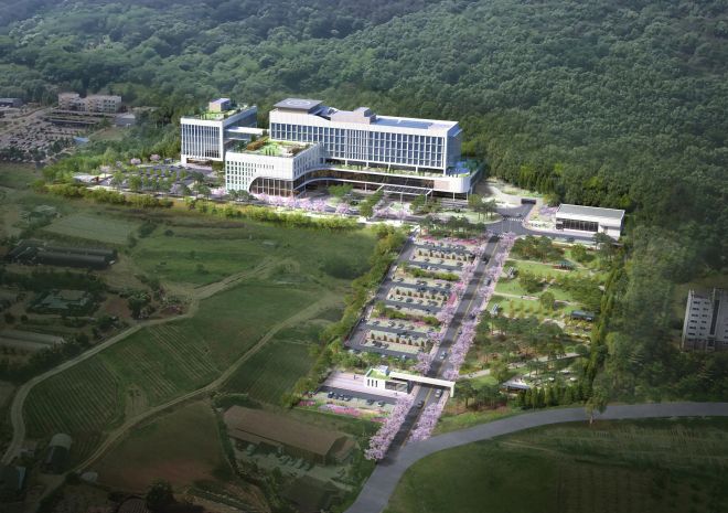 충남 아산 경찰병원 조감도. 도 제공