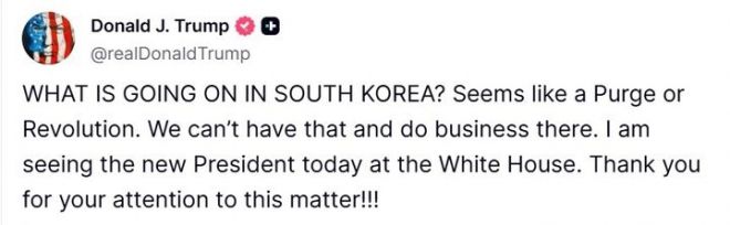 트럼프 트루스소셜 캡처