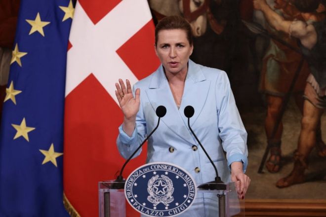 메테 프레데릭센 덴마크 총리. 로이터 연합뉴스 자료사진