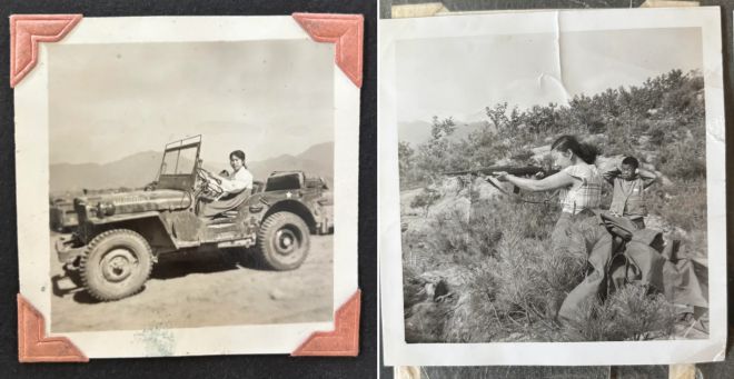 6·25 당시 한국인 여성과 파병 온 미국인 남성 커플의 손녀라고 밝힌 글쓴이가 올린 옛 흑백 사진. 온라인 커뮤니티 ‘레딧’ 캡처