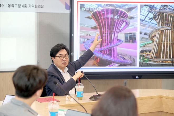 박일하(가운데) 서울 동작구청장