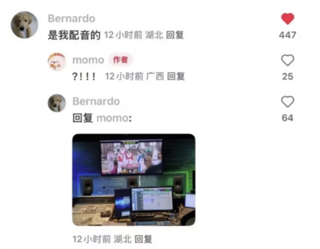 ‘폭군의 셰프’와 관련해 소셜미디어(SNS)에 자신이 당백룡 더빙을 맡았다고 주장하는 성우가 댓글을 달았다. 해당 글은 지금은 삭제됐다. 커뮤니티 캡처