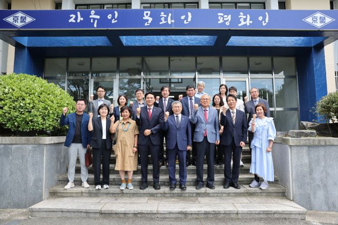 김길영 위원장이 지난 12일 열린 ‘서울시의회와 서울교육공동체가 함께하는 교육 현장(경기고) 방문 간담회’에 참석했다.