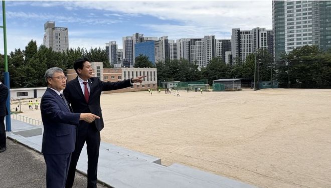 정근식 서울시교육감과 김길영 서울시의원