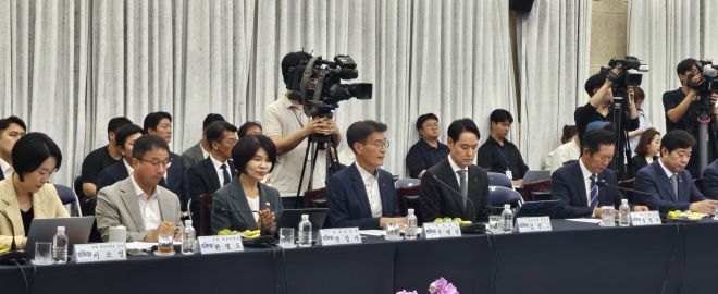 제주 현장 예산정책협의회 모습. 제주 강동삼 기자