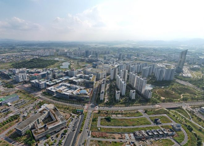 나주 빛가람동 일대 광주전남공동혁신도시 전경. 나주시 제공.