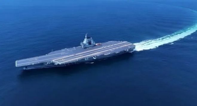 푸젠함 모습. 중국 인민해방군