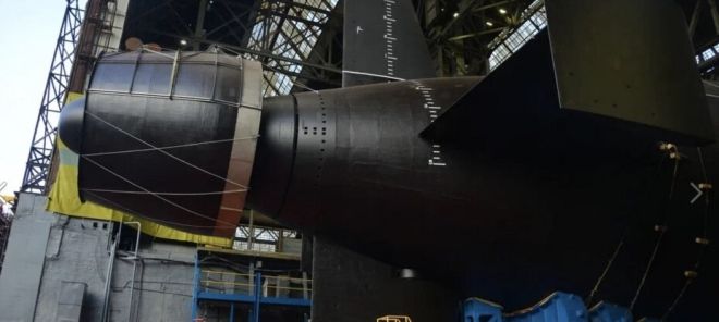 러시아 핵잠수함 하바롭스크. 영상 캡처