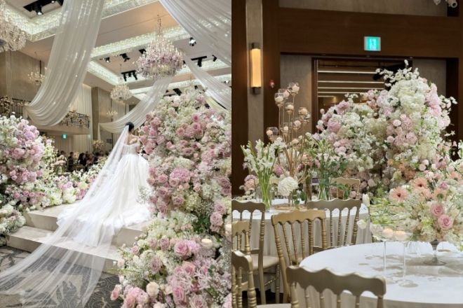 한국식 결혼식을 올린 일본인 여성의 후기가 일본 여성들 사이에서 화제가 되고 있다. 엑스(@oooo11mh) 캡처