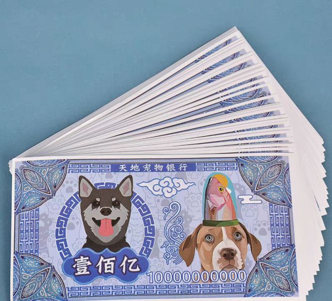 중국에서 유행하는 ‘펫 노잣돈’. SNS 갈무리