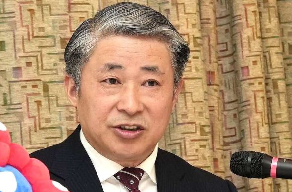 쉐젠 주오사카 중국 총영사 자료사진. 산케이 신문 제공