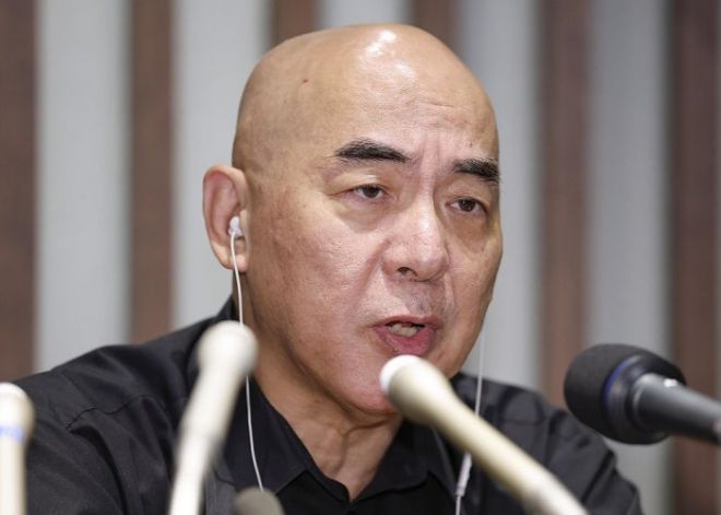 햐쿠타 나오키 일본보수당 대표. 교도 연합뉴스 자료사진.