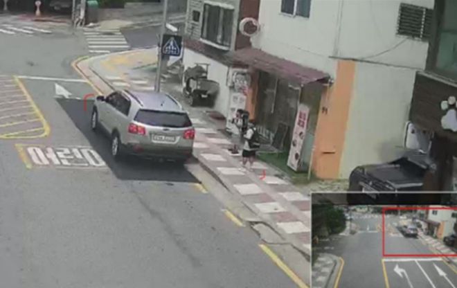 서대문구 피해발생 당시 CCTV