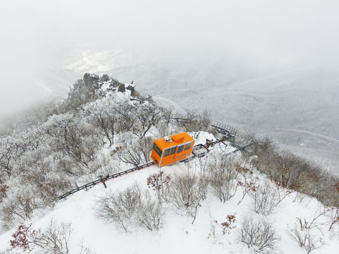 함양 대봉스카이랜드모노레일. 2025.12.5. 경남도 제공