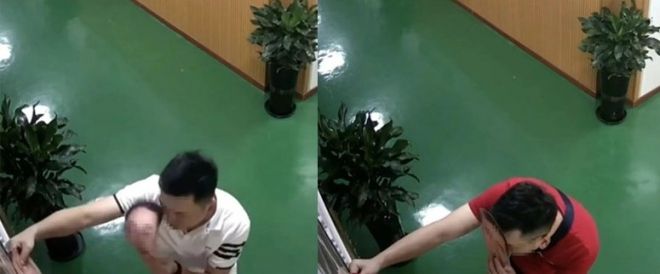 중국에서 안면인식 기술을 악용해 다른 사람의 얼굴이 그려진 가면으로 대신 출근 인증을 한 것으로 알려져 공직 사회에 큰 충격을 주고 있다