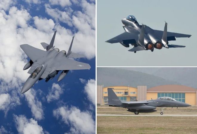 한국의 F-15K 전투기 모습. 자료사진