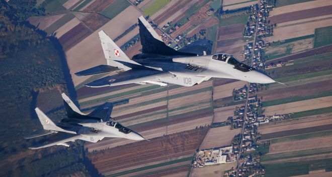 폴란드 공군의 미그29기 모습. AFP 연합뉴스 자료사진