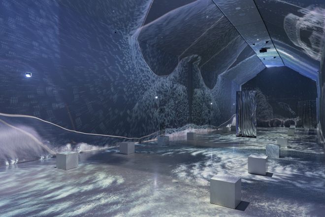 문화예술공공수장고 전시 전경. 제주도 제공