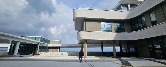 제주시 도두동 공공하수처리시설 사업장의 모습. 제주 강동삼 기자