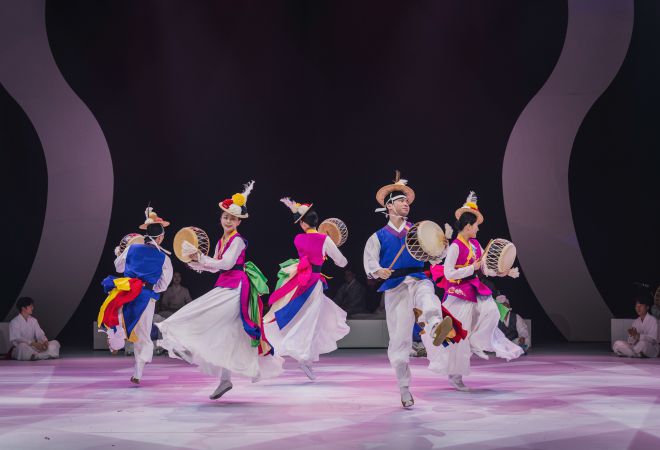 국립국악원이 오는 22일 ‘새해국악연’에서 선보이는 풍장무.  국립국악원 제공