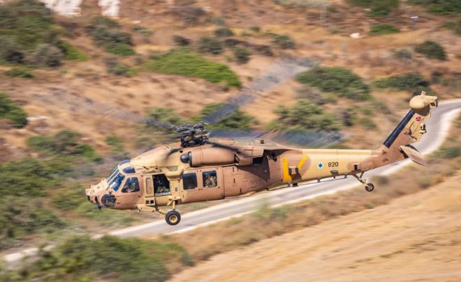 이스라엘 공군이 운용 중인 블랙호크(안슈프) 헬리콥터. 자료사진