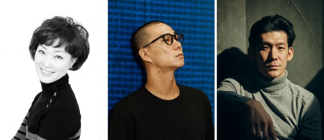 정혜진(왼쪽) 전 서울시무용단 단장과 김성훈(가운데)·김재덕(오른쪽) 안무가. 세종문화회관 제공