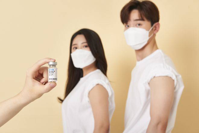 백신 접종 자료 이미지. 아이클릭아트