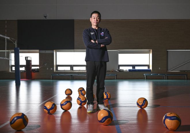 여오현 IBK기업은행 배구단 감독대행. 이지훈 기자