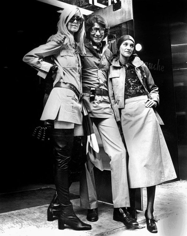 사하린느 룩/사진=Saint Laurent 제공